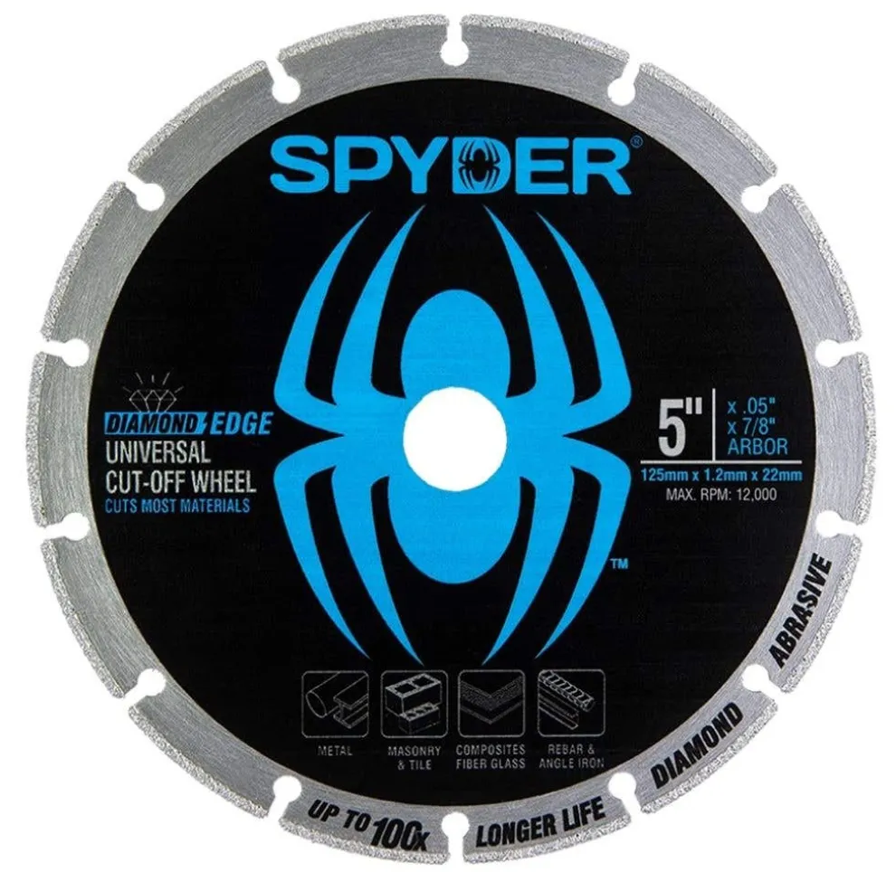 Spyder Diamond Edge 5" Cut-Off Wheel 14005
