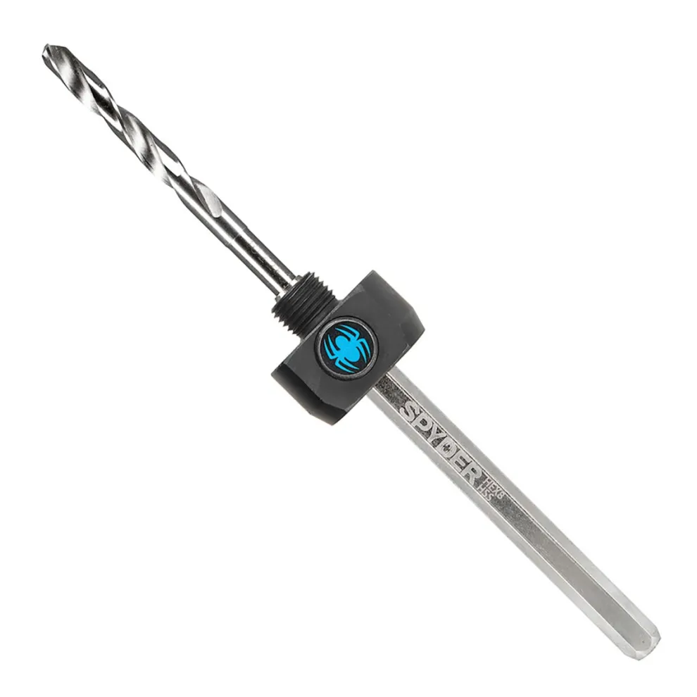 Spyder Hex8 3/8" HSS Quick Change Hole Saw Arbor Assembly 600637P