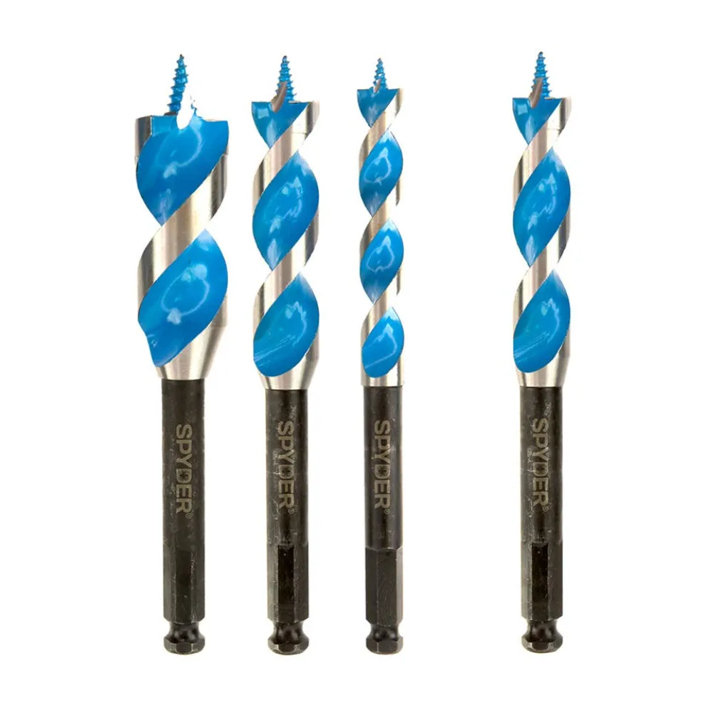 Spyder 3-Piece Assorted Woodboring Auger Bit Set ( 1/2, 3/4, 1") 12001