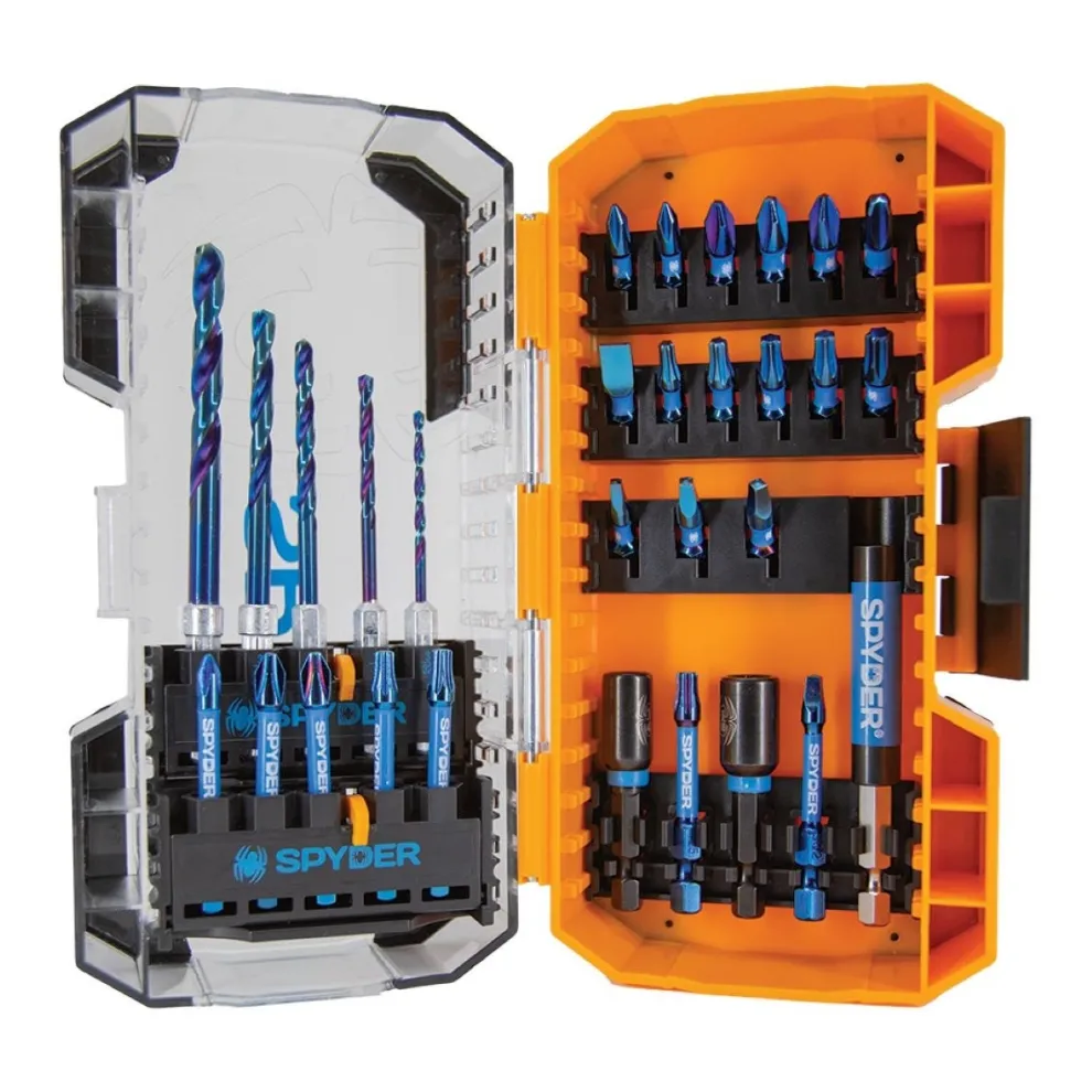 Spyder 30-Piece Drill And Impact Driver Bit Kit 19032
