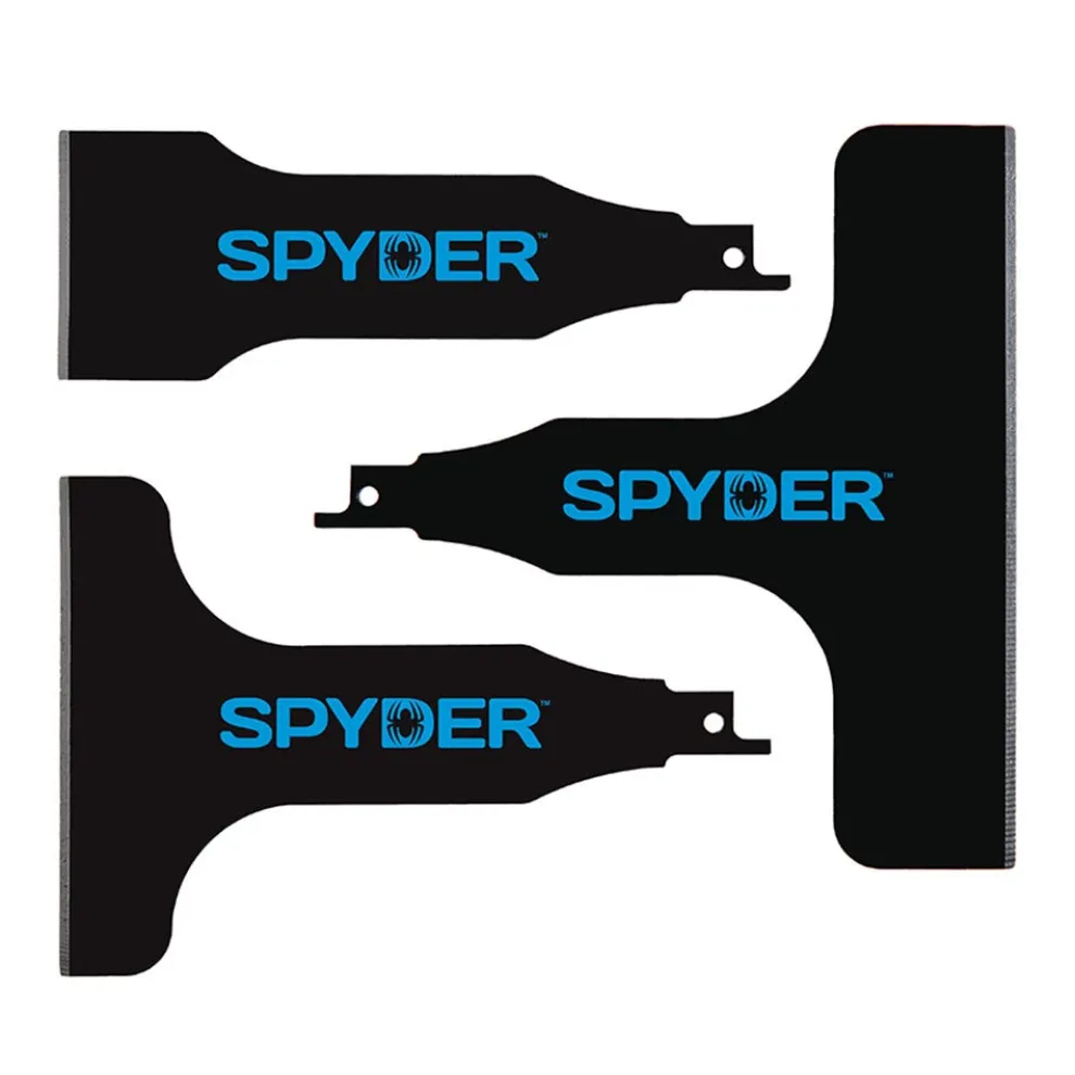Spyder 3-Piece Scraper Blade Reciprocating Saw Attachment Set (2, 4, and 6") 243