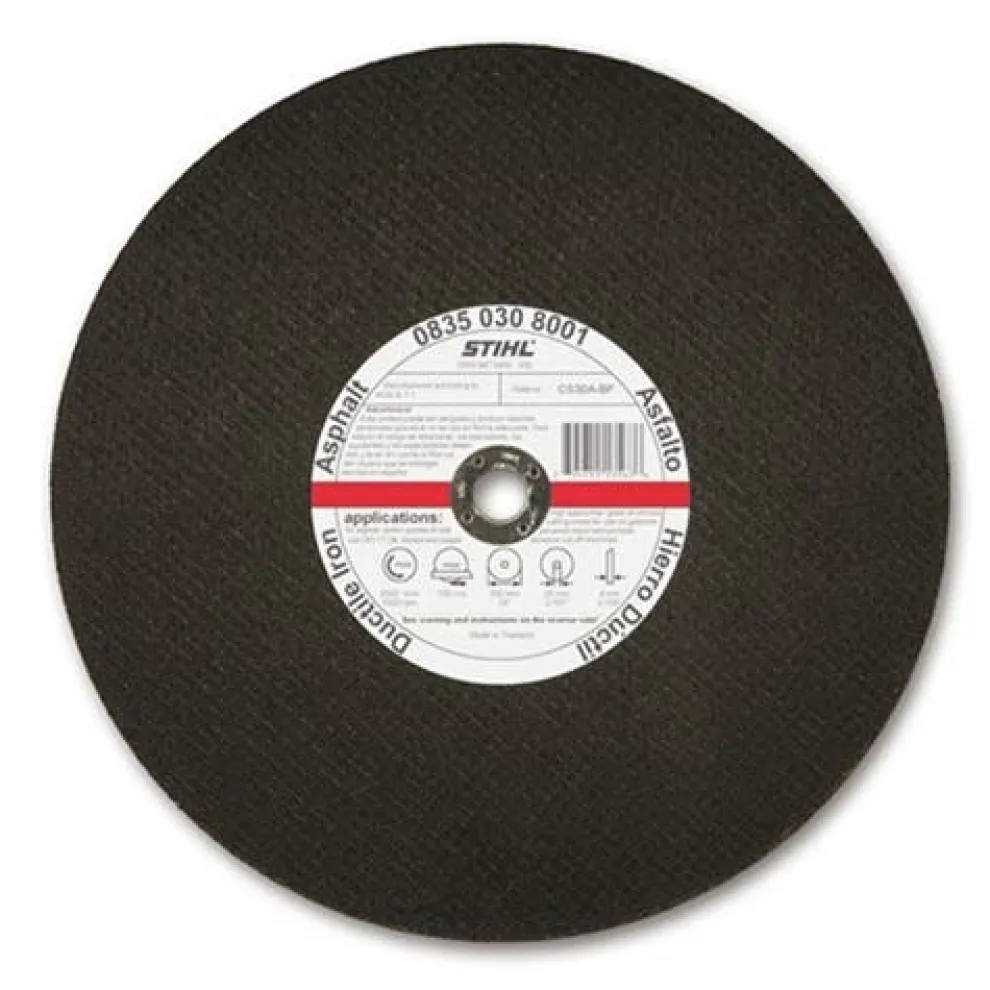 STIHL 14" Asphalt/Ductile Wheel 0835 030 8001