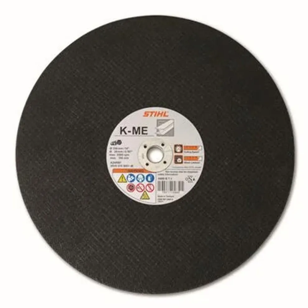 STIHL Cut-Off Wheel, 14 in Dia, 1 in Arbor 0835 010 8004