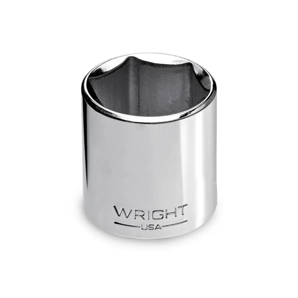 Wright Tool 1/4" Drive 6 Point Standard Socket - 7/16" 2014